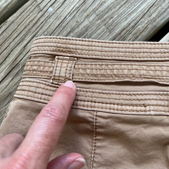 Anthropologie Pilcro Tan Belted Mini Skirt Size 0 - Picture 6 of 9